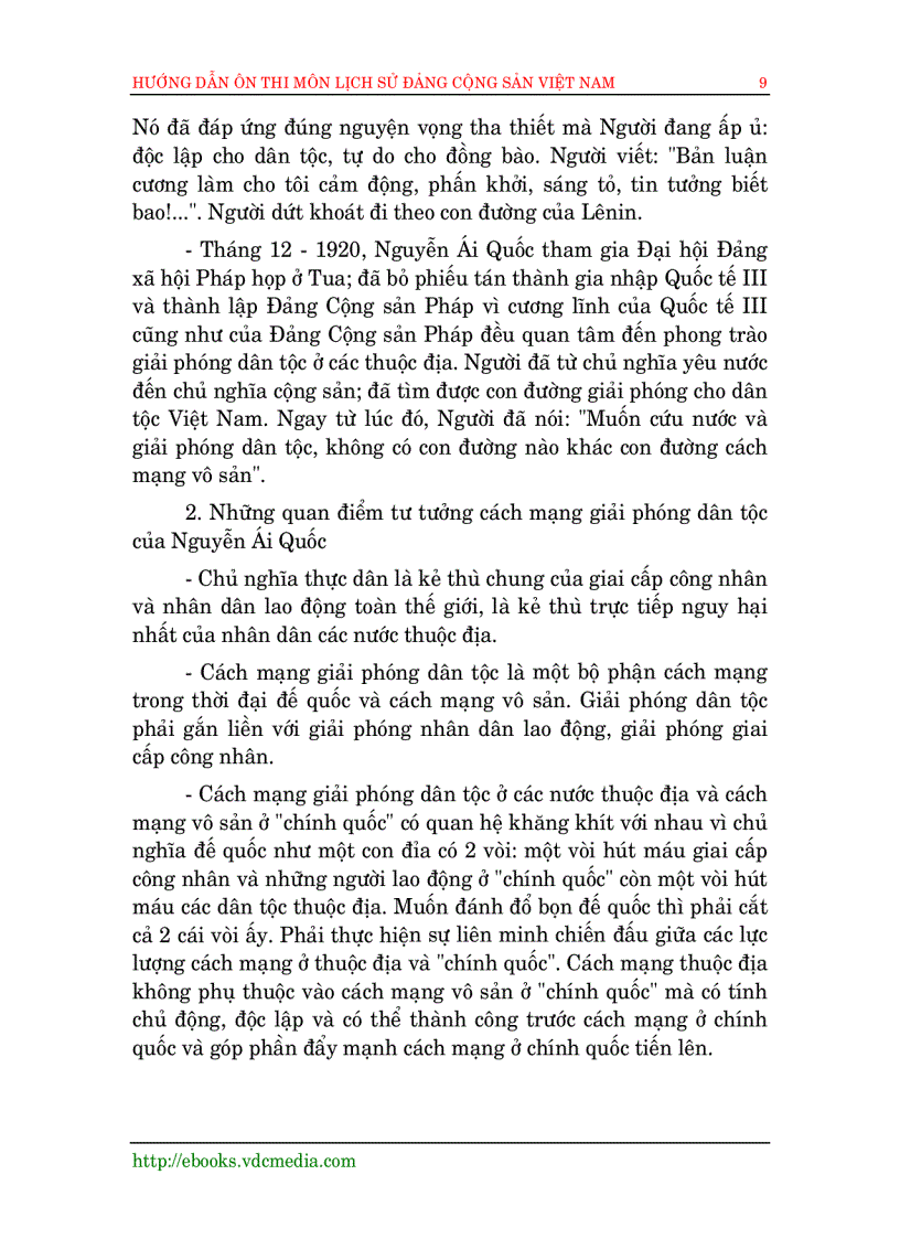 image for page Hướng dẫn ôn thi môn Lịch sử Đảng CSVN