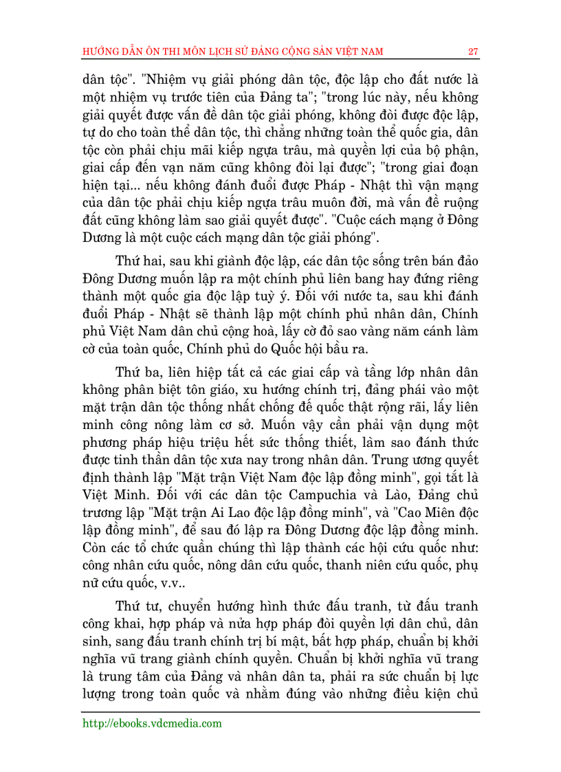 image for page Hướng dẫn ôn thi môn Lịch sử Đảng CSVN