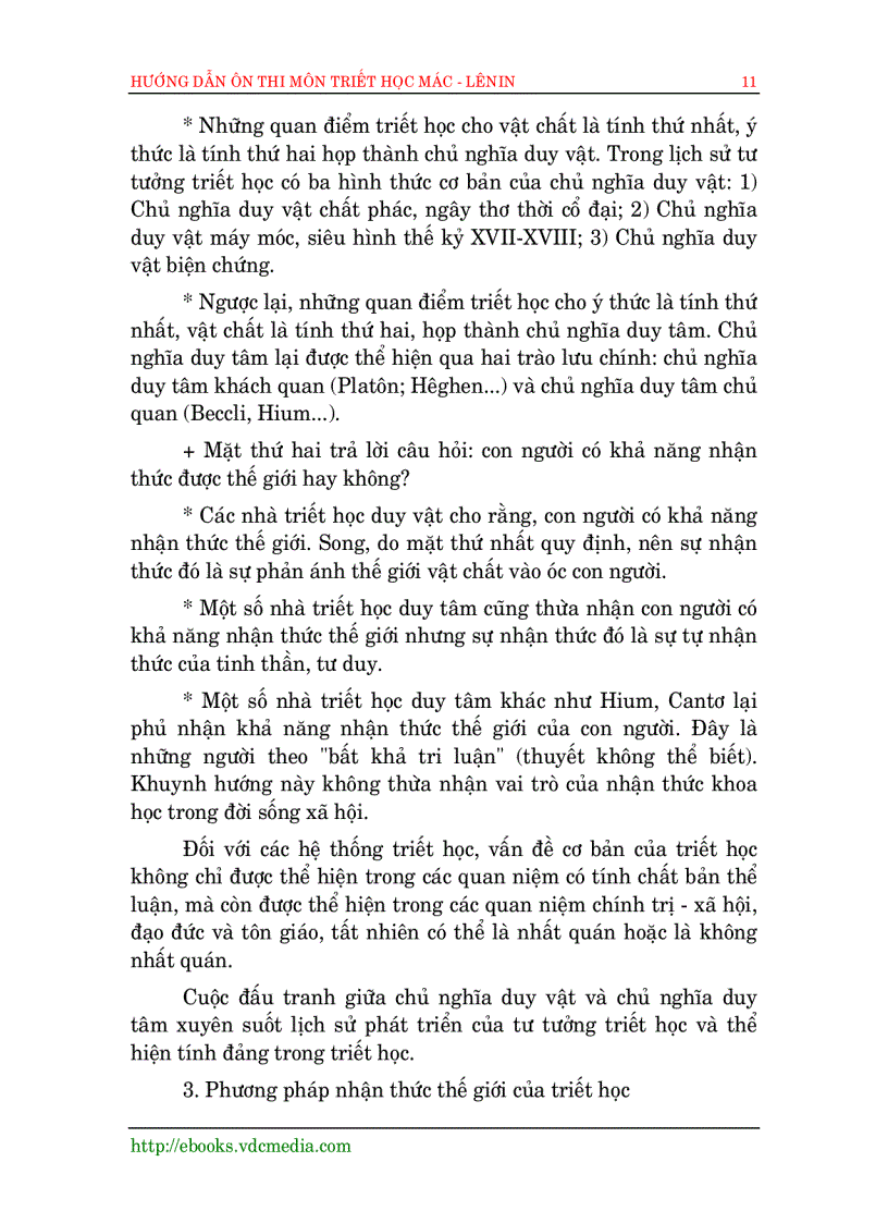 image for page Hướng dẫn ôn thi môn Triết học Mác Lênin