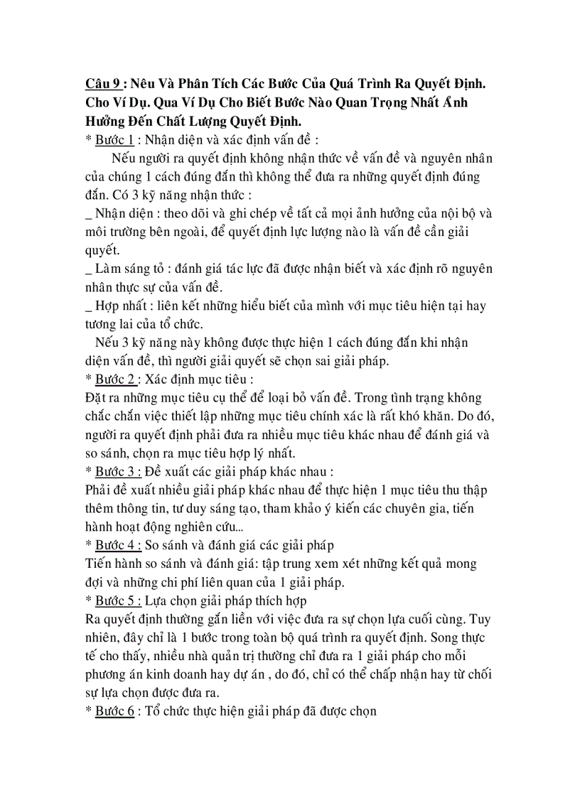 image for page Ôn tập Quản trị học