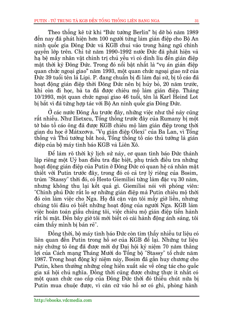 image for page Putin tu trung ta KGB den tong thong lien bang Nga pdf