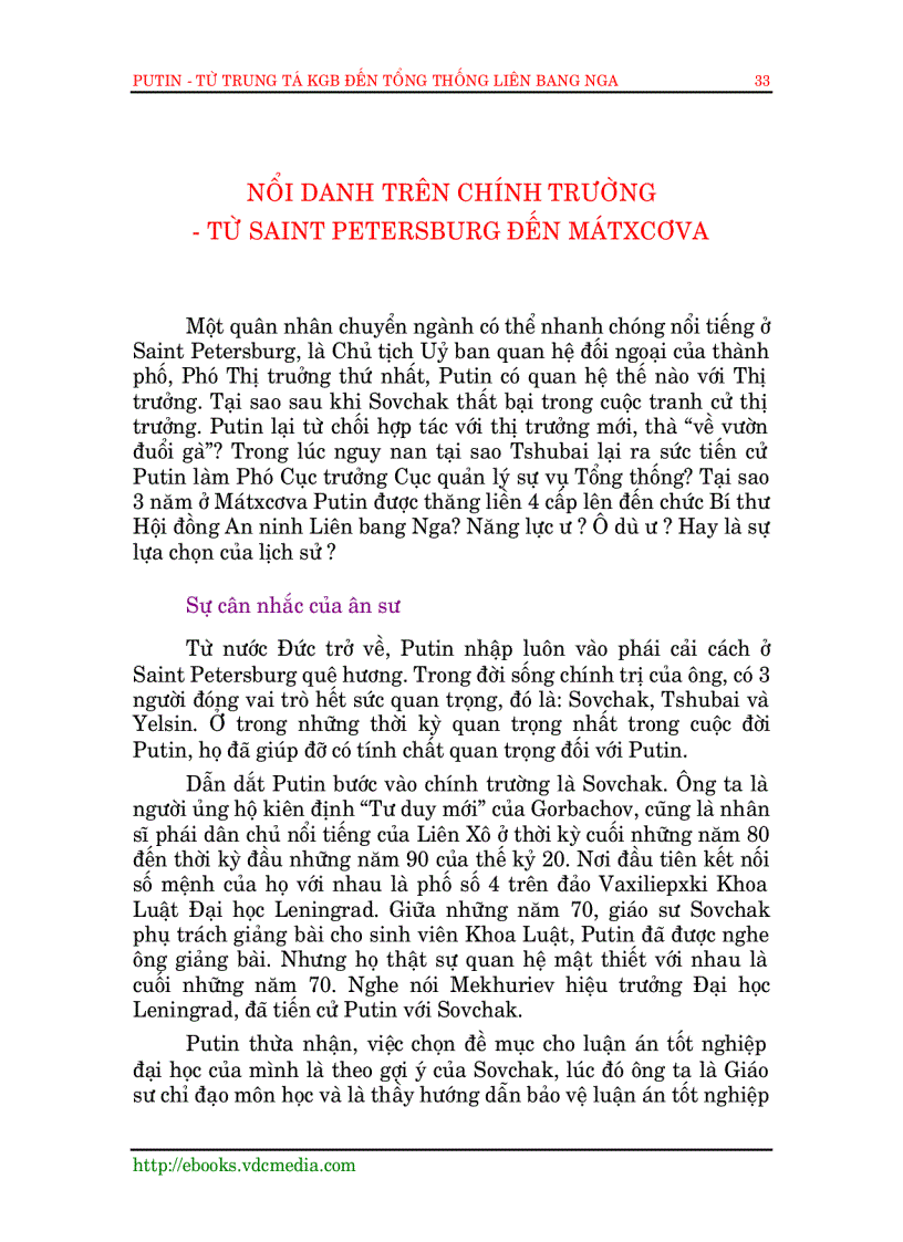 image for page Putin tu trung ta KGB den tong thong lien bang Nga pdf