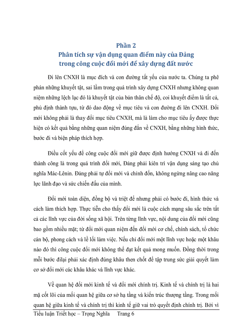 image for page Tiểu luận Triết