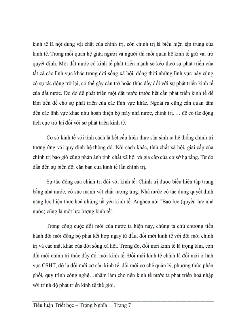 image for page Tiểu luận Triết