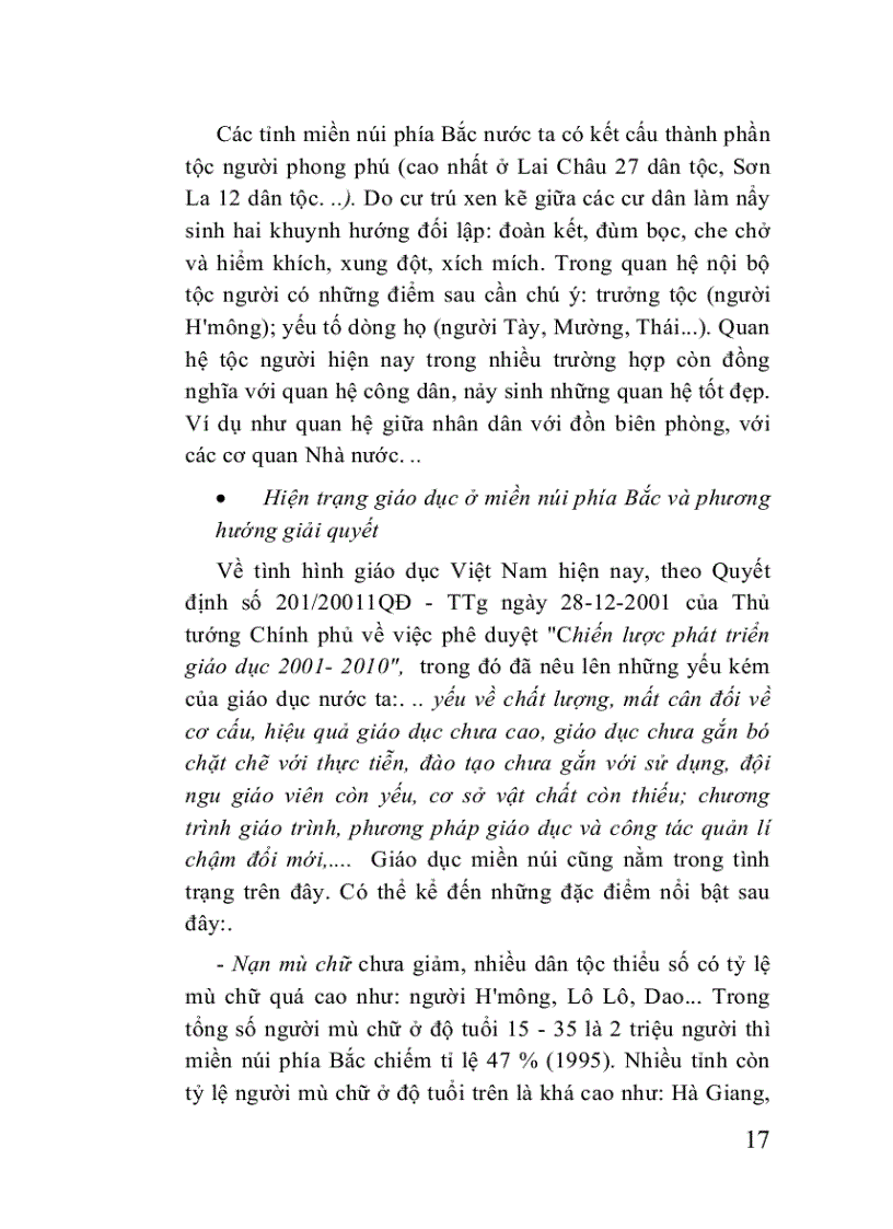 image for page Tổ chúc dạy học cho HS dân tộc miền núi