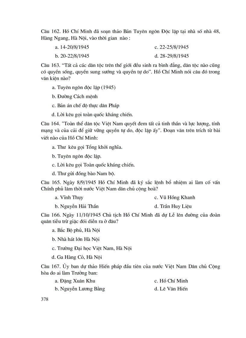 image for page Trac nghiem tu tuong HCM