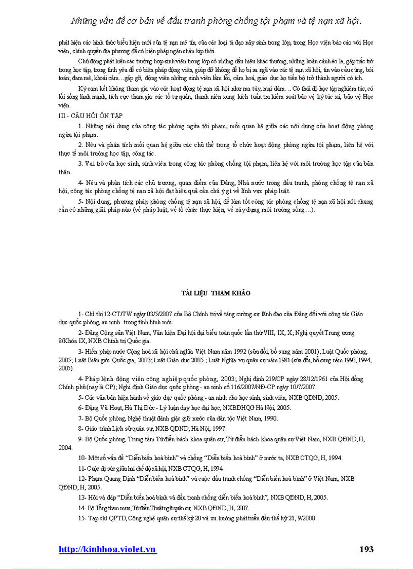 image for page Bài giảng giáo dục quốc phòng