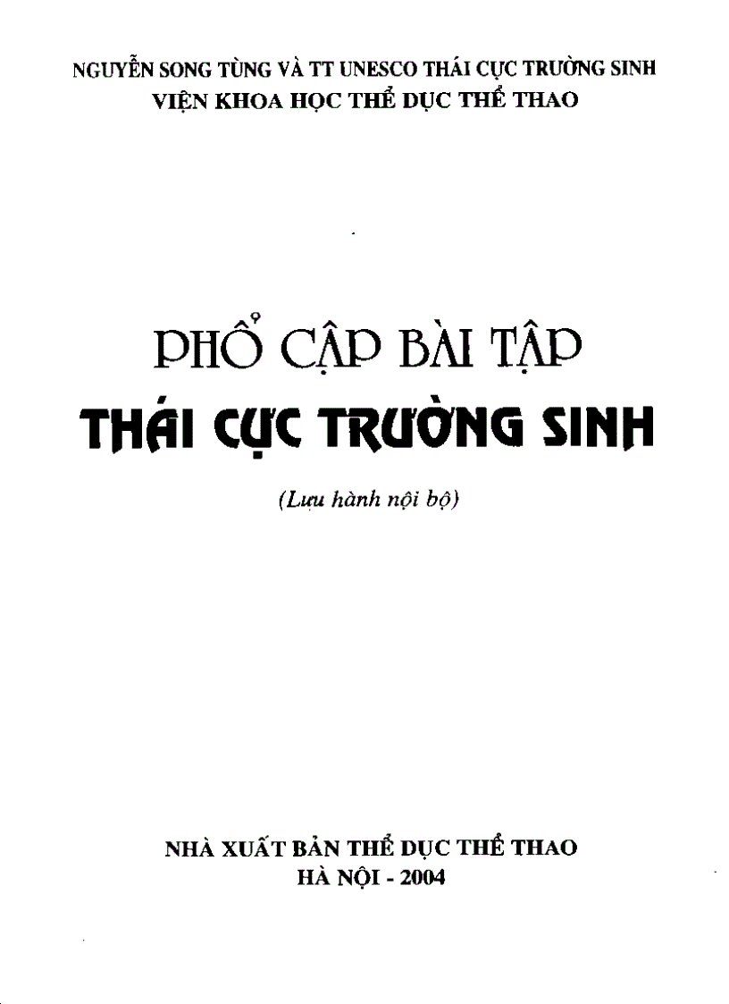 Bài tập Thái cực trường sinh