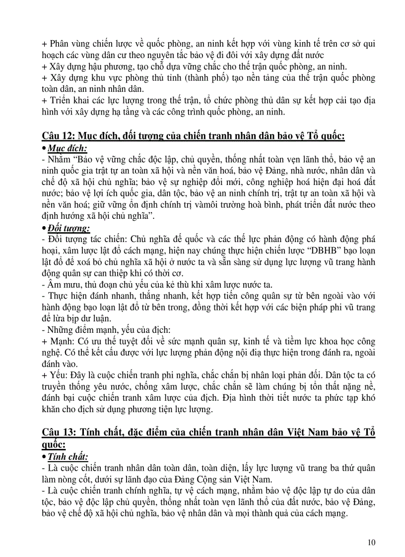 image for page Đề cương môn Giáo dục quốc phòng CNT2010