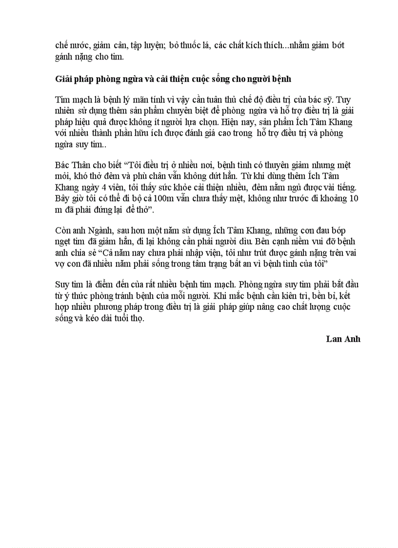 image for page Giải pháp cho trái tim mệt mỏi