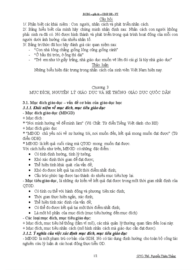 image for page Giao duc hoc dai cuong