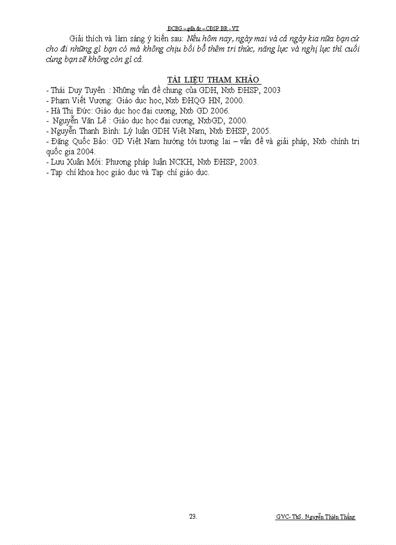 image for page Giao duc hoc dai cuong