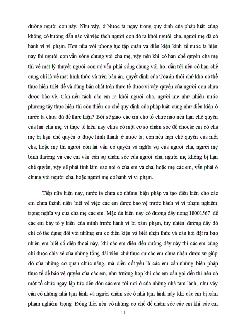 image for page Hạn chế quyền của cha mẹ với con