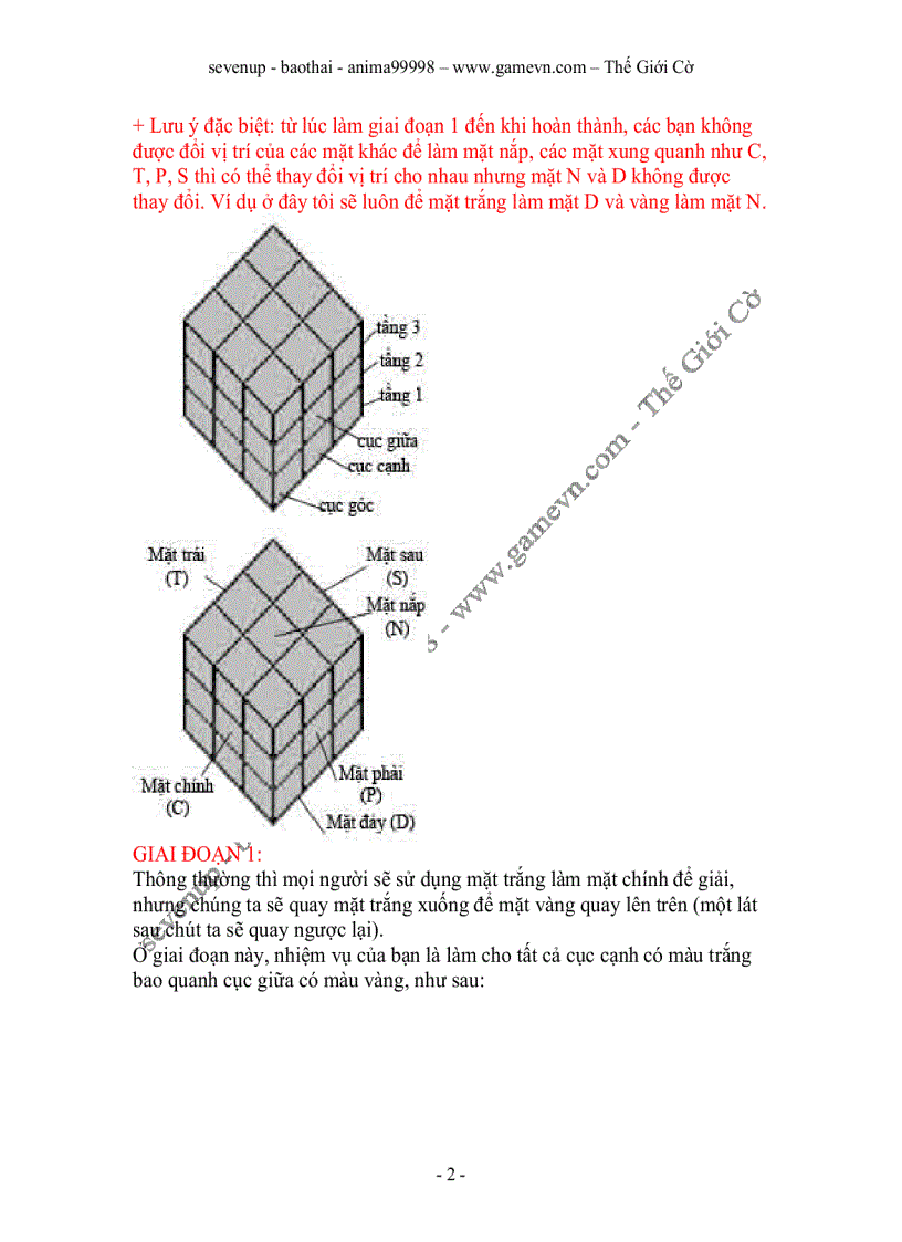 image for page Hướng dẫn chơi Rubik một cách đơn giản