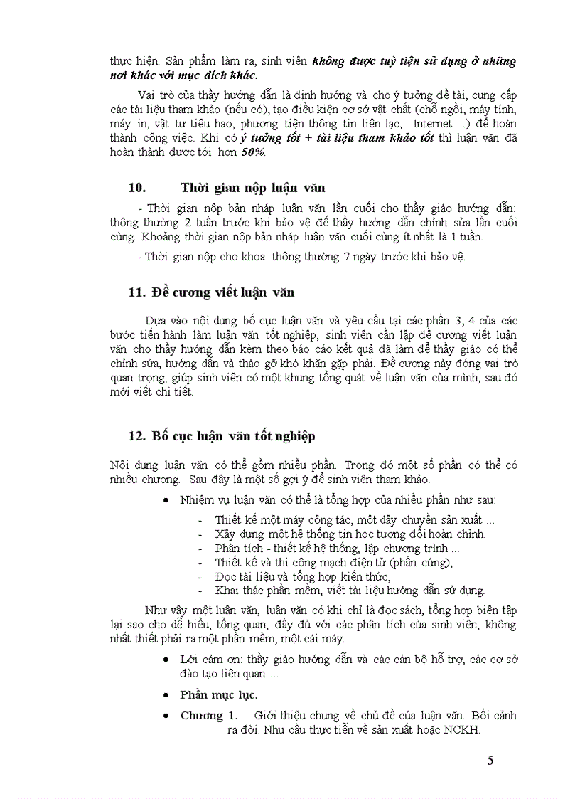 image for page Hướng dẫn viết Đồ Án tốt nghiệp