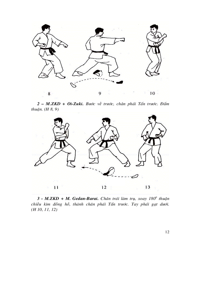image for page Karate Các bài quyền từ đai trắng lên đai đen