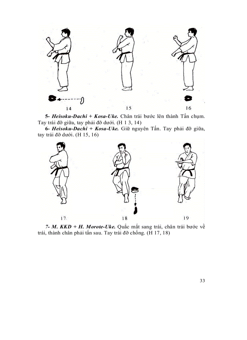 image for page Karate Các bài quyền từ đai trắng lên đai đen