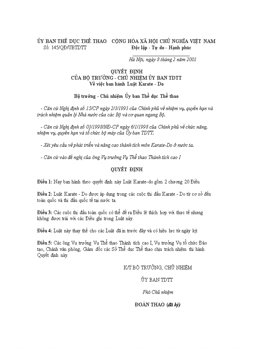 image for page Luật thi đấu karate