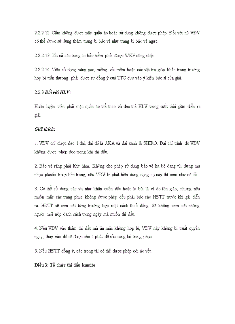 image for page Luật thi đấu karate