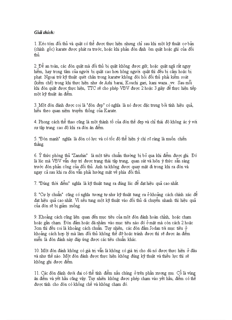 image for page Luật thi đấu karate