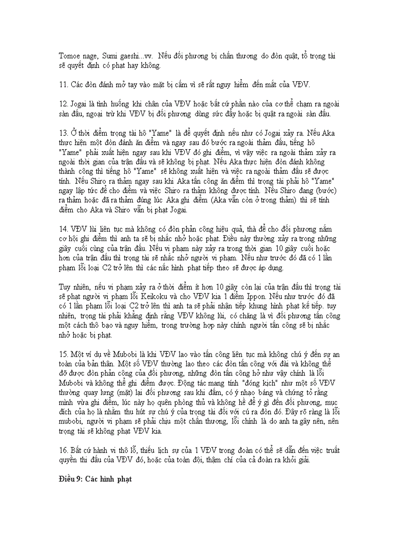 image for page Luật thi đấu karate