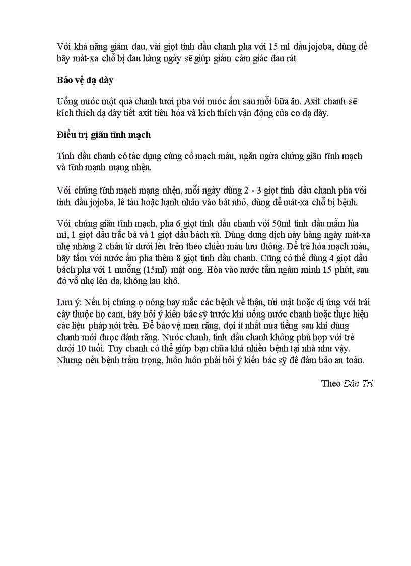 image for page Những lợi ích tuyệt vời của quả chanh