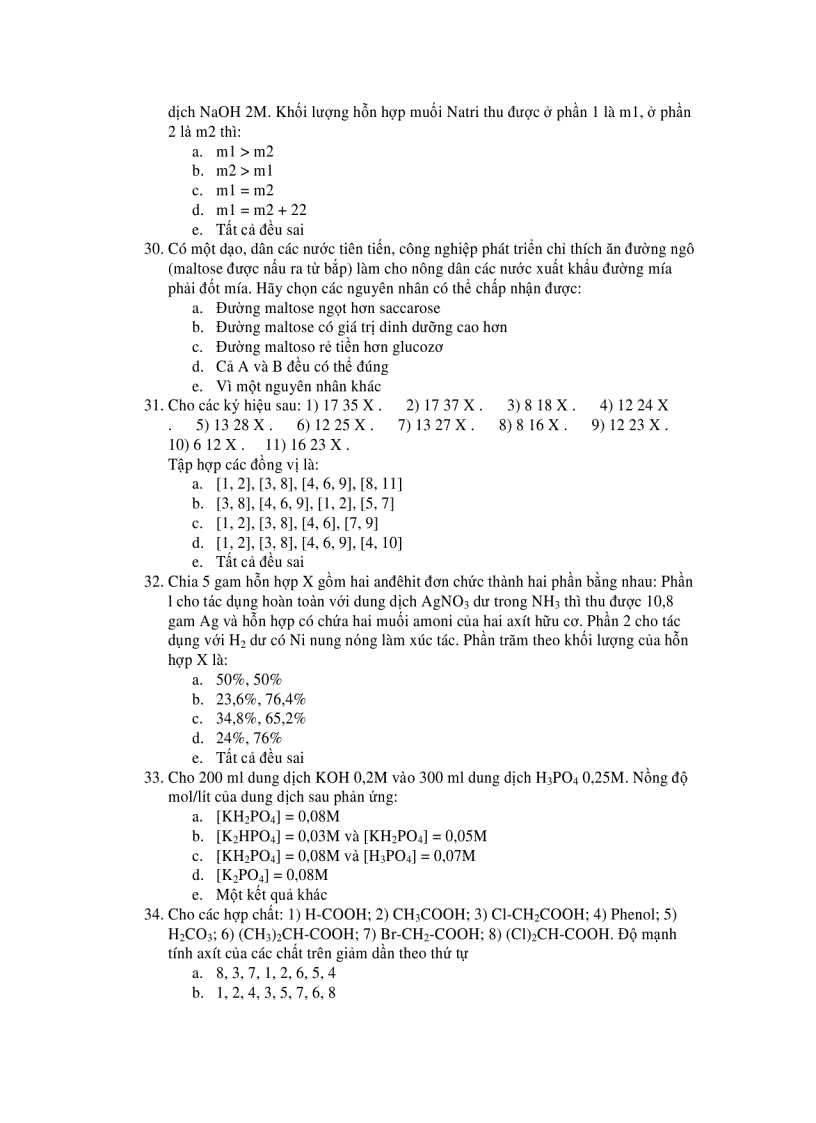 image for page 300 câu hỏi trắc nghiệm và đáp án hóa học