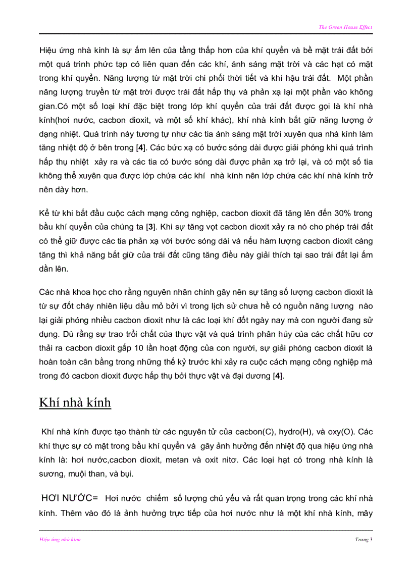 image for page Ảhưởng của hiệu ứng nhà kính đến mtrường