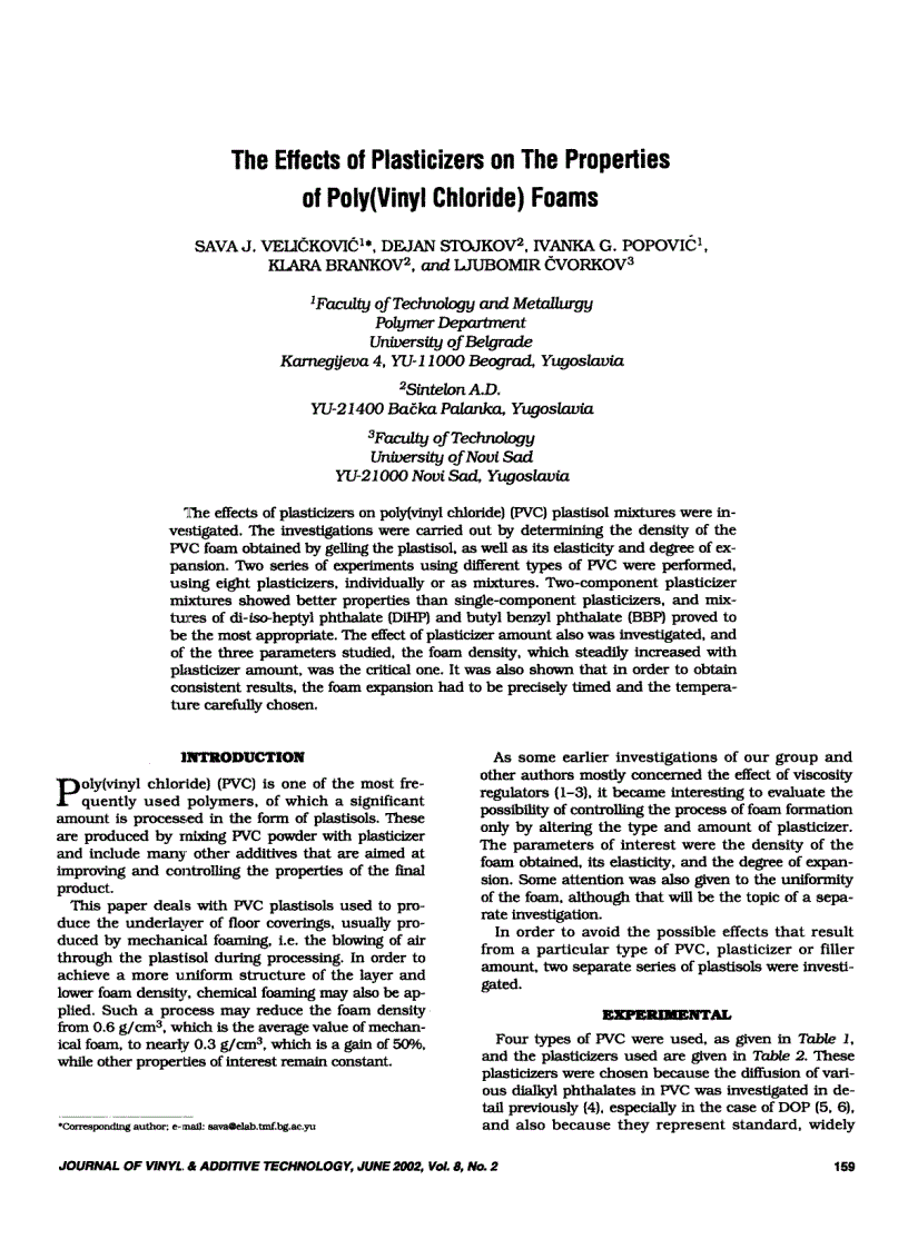 image for page Ảnh hưởng của chất hóa dẻo đến PVC