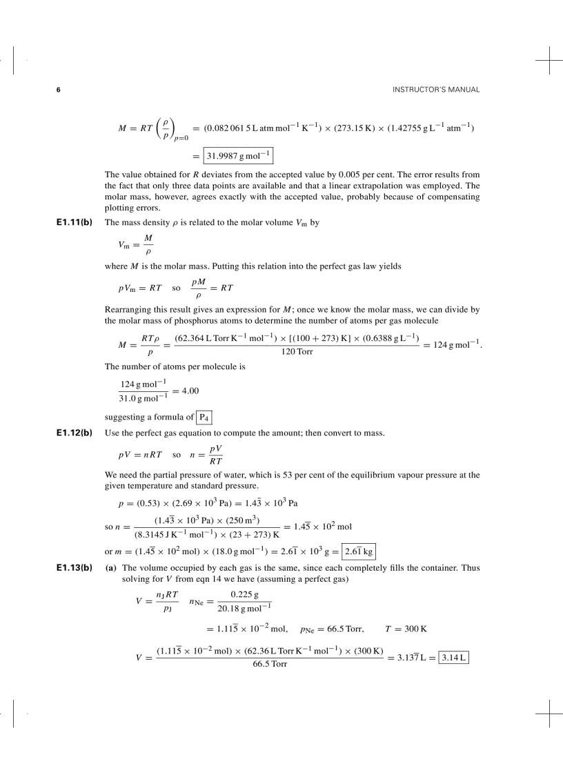 image for page Atkins Physical Chemistry Solution Manual 7th Ed