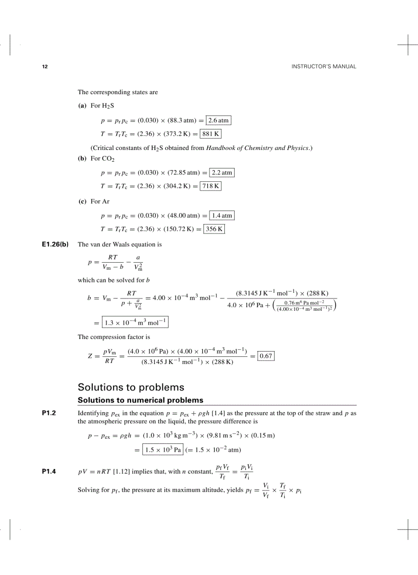 image for page Atkins Physical Chemistry Solution Manual 7th Ed