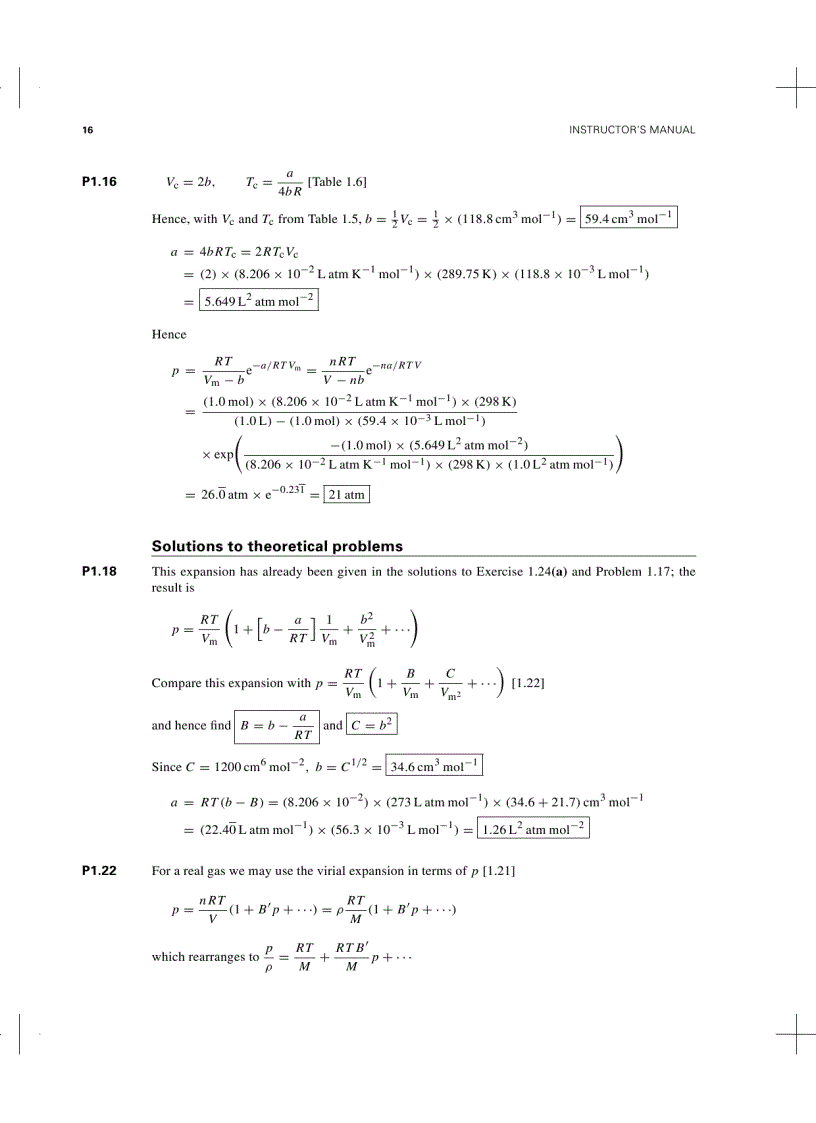 image for page Atkins Physical Chemistry Solution Manual 7th Ed