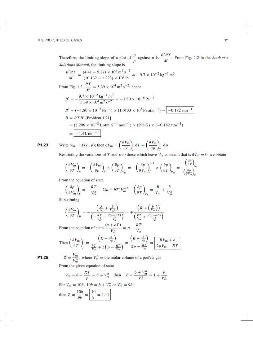 image for page Atkins Physical Chemistry Solution Manual 7th Ed
