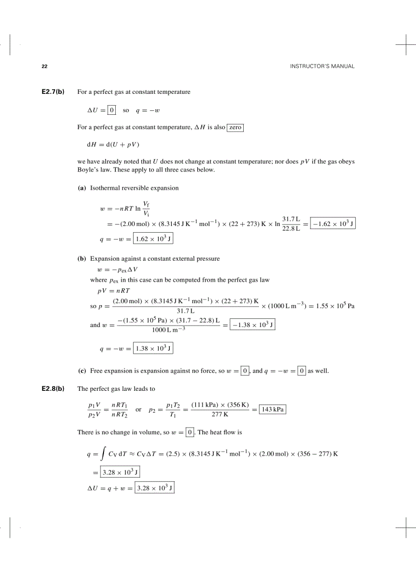 image for page Atkins Physical Chemistry Solution Manual 7th Ed