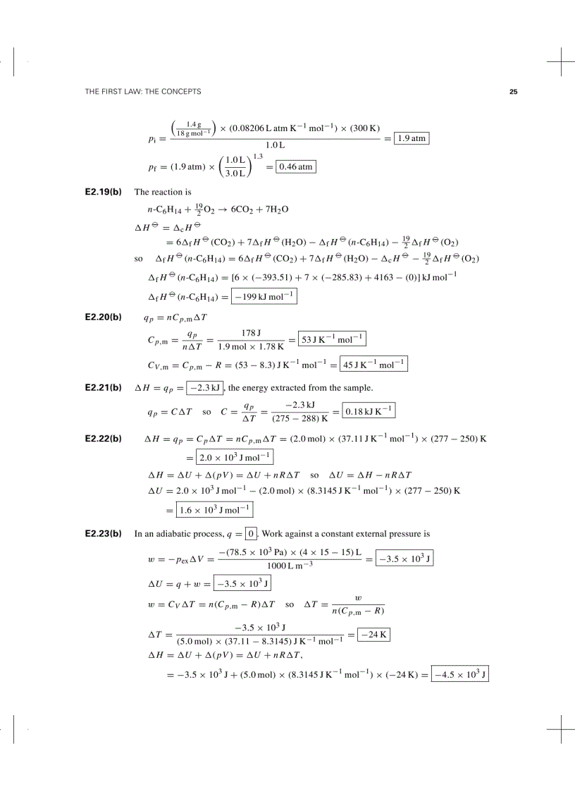 image for page Atkins Physical Chemistry Solution Manual 7th Ed