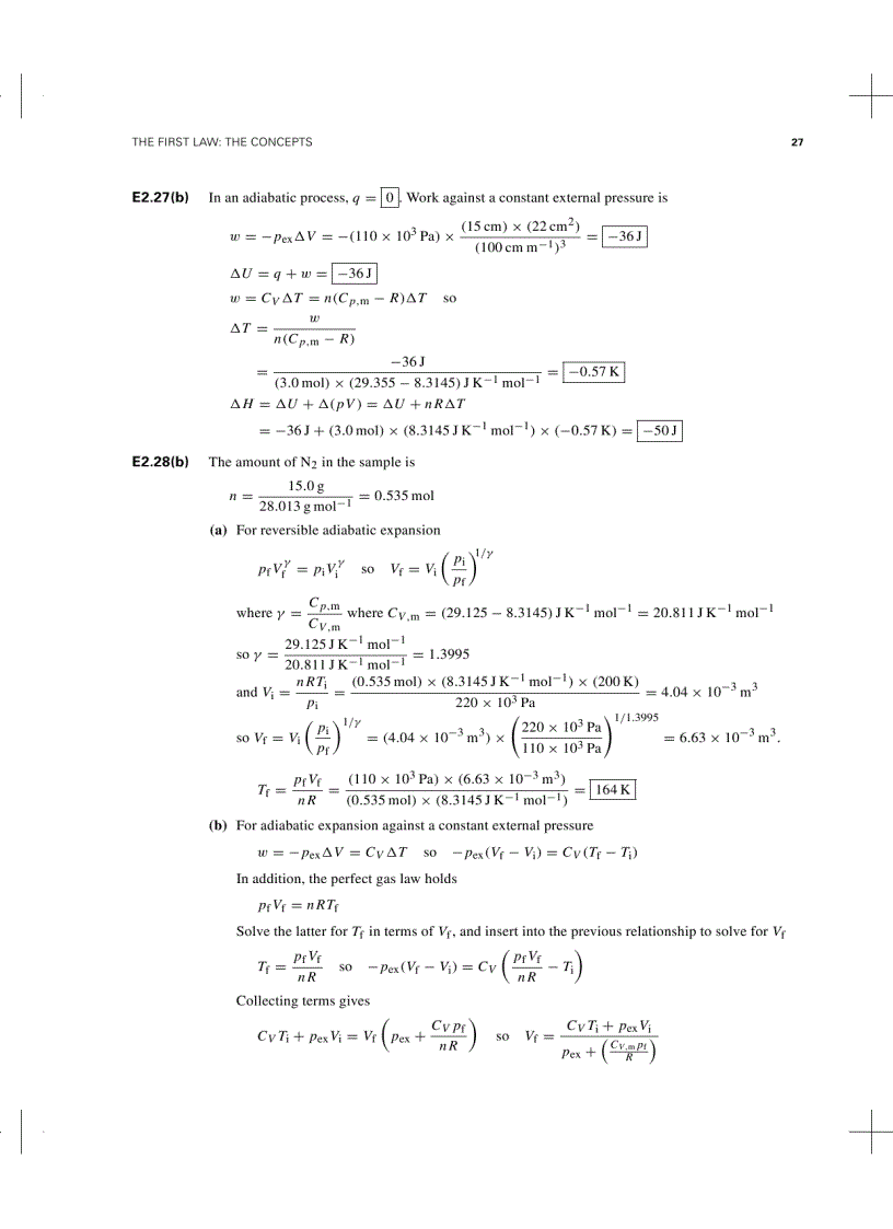 image for page Atkins Physical Chemistry Solution Manual 7th Ed