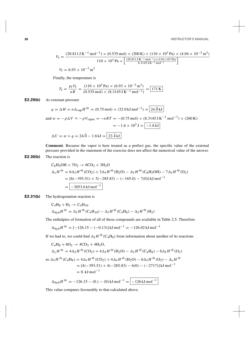 image for page Atkins Physical Chemistry Solution Manual 7th Ed