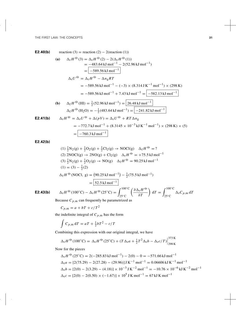 image for page Atkins Physical Chemistry Solution Manual 7th Ed
