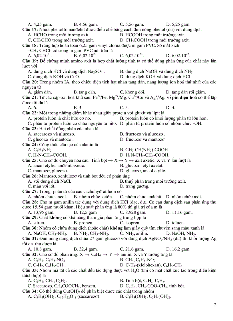 image for page Đề thi thử đại học hóa 2010