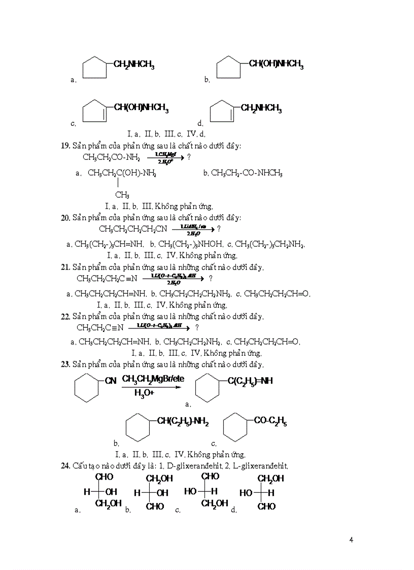 image for page Đề thi trắc nghiệm học phần iii hóa hữu cơ
