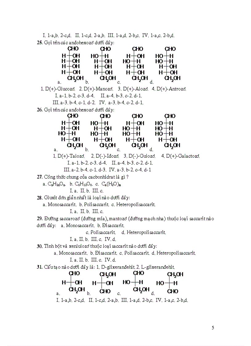 image for page Đề thi trắc nghiệm học phần iii hóa hữu cơ
