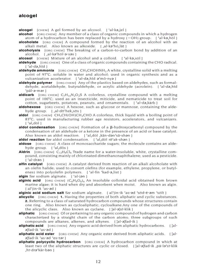 image for page Dictionary of Chemistry