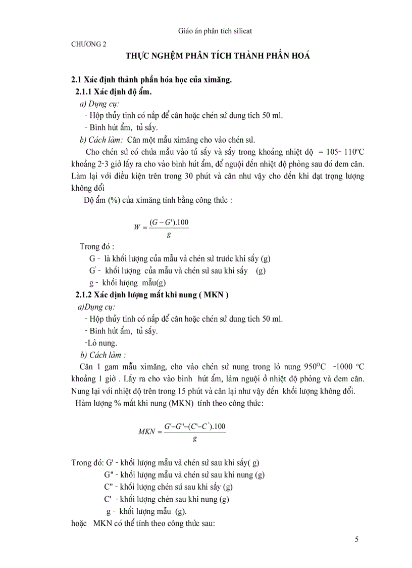 image for page Giao trình phân tích silicat