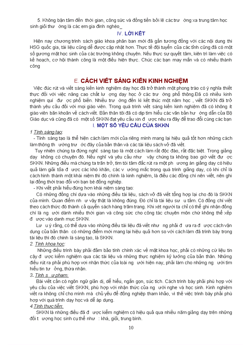 image for page Kinh nghiệm Nghề giáo