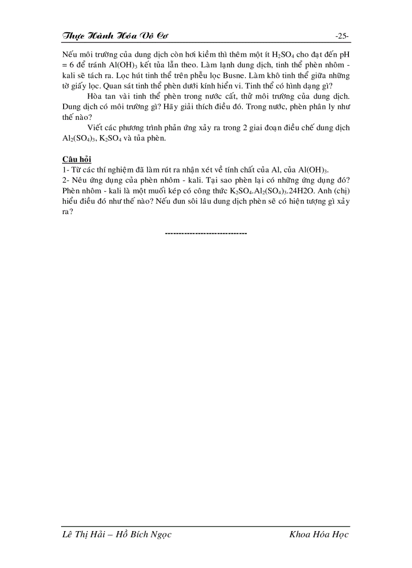 image for page Thực hành Hóa học Vô cơ