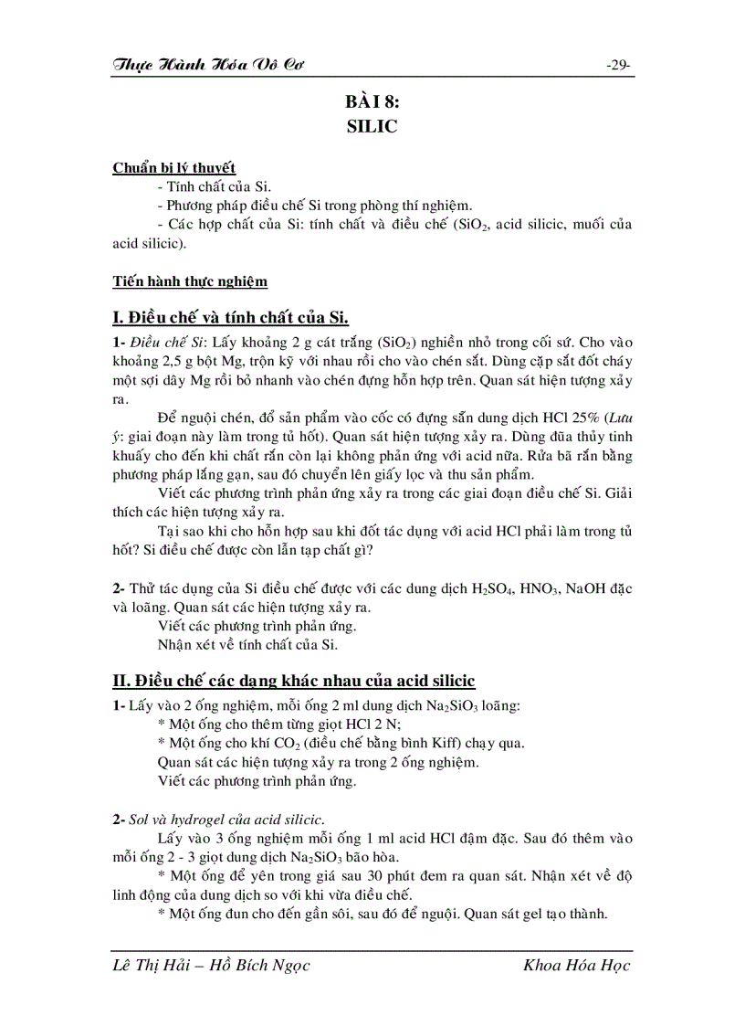 image for page Thực hành Hóa học Vô cơ