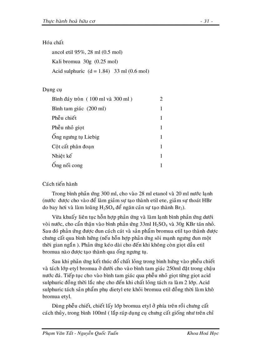 image for page Thực hành hóa hữu cơ