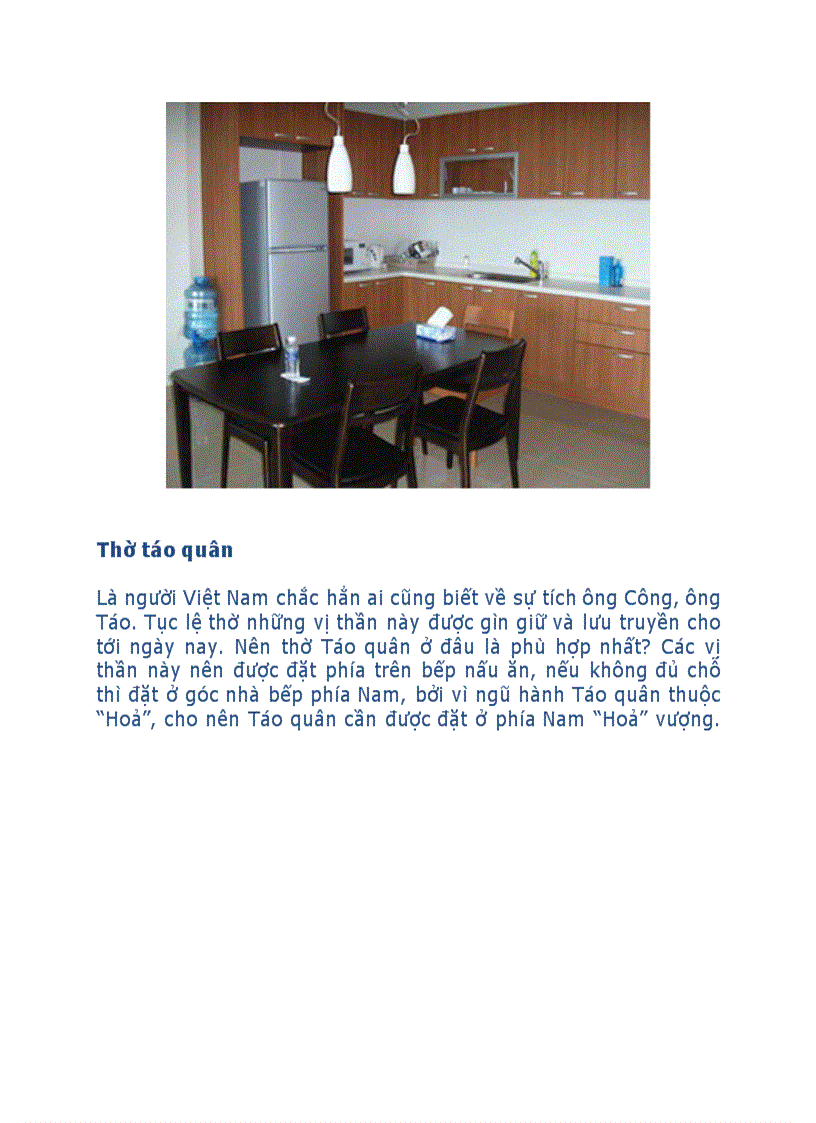 image for page 6 gợi ý cho phong thuỷ nhà bếp