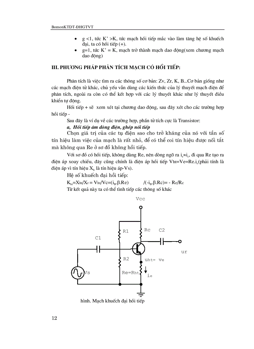 image for page Bài giảng kĩ thuật mạch điện tử