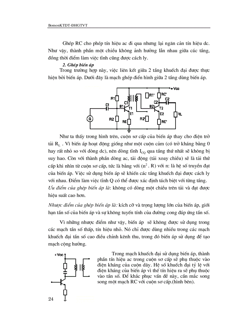 image for page Bài giảng kĩ thuật mạch điện tử
